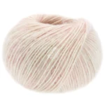 Lana Grossa Natural Alpaca Pelo 11 Rose clair chiné