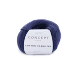 Katia Cotton-Cashmere 62 Bleu foncé