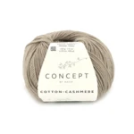 Katia Cotton-Cashmere 91 Gris beige