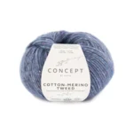Katia Cotton-Merino Tweed 508 Bleu