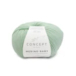 Katia Concept Merino Baby 156 Vert pastel