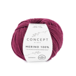 Katia Merino 100% 025 Rouge bordeaux