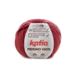 Katia Merino 100% 079 Rouge framboise