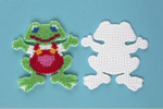 Assiette en perles Hama - Grenouille 225