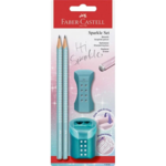 Faber-Castell, Ensemble de crayons Sparkle, couleurs assorties Ocean metallic