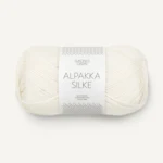 Sandnes Alpakka Silke 1002 Blanc
