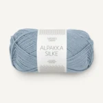 Sandnes Alpakka Silke 6041 Bleu Poussiéreux