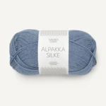 Sandnes Alpakka Silke 6052 Bleu Jean