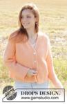 248-23 Perfectly Peach Jacket by DROPS Design