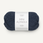 Sandnes Mini Alpakka 6081 Bleu profond