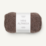 Sandnes Mini Alpakka 2652 Brun moyen chiné