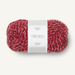 Sandnes Tresko 4228 Rouge/Gris