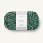 Sandnes Tresko 8063 3 brins Vert/Gris