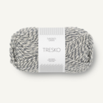 Sandnes Tresko 1022 Gris/Blanc