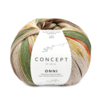 Katia Concept Onni Socks 400 Brun-Rouge Rouille-Jaune Ocre