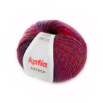 Katia Azteca 47 Brun foncé-fuchsia foncé-bleu