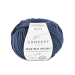 Katia Concept Merino Sport 012 Bleu foncé