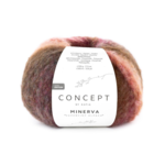 Katia Concept Minerva 101 Vert-Rouge Framboise-Orange