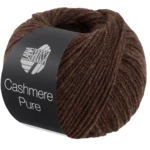 Lana Grossa Cashmere Pure 37 Brun foncé