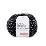 Katia Basic Merino Popcorn 102 Noir-blanc