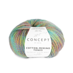 Katia Concept Cotton-Merino Tones 304 Vert-bleu aqua-pistache