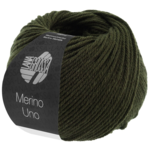 Lana Grossa Merino Uno 72 Noir-Vert