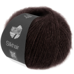 Lana Grossa Silkhair 209 Brun Noir