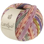 Lana Grossa Landlust Die Sockenwolle 826 Perzik/Paars/Lentegroen/Violet/Grijs/Crème/Terracotta