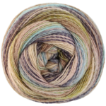 Lana Grossa Gomitolo Arte 1018 Aubergine/Gris bleu/Brun olive/Beige/Menthe/Gris clair