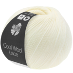 Lana Grossa Cool Wool Lace 14 Blanc Cassé