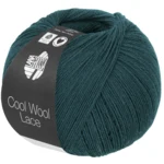 Lana Grossa Cool Wool Lace 69 Pétrole foncé