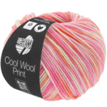 Lana Grossa Cool Wool Print 726 Rose/Rose/Corail/Écru