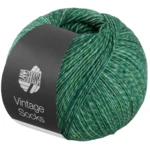 Lana Grossa Vintage Socks 1015 Donker-/geelgroen/petrol gemêleerd