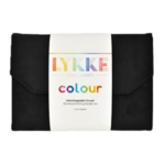 LYKKE Ensemble d'Aiguilles Circulaires Interchangeables Colour, Noir, 13 cm