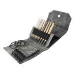 LYKKE Verwisselbare Tunesische Haaknaaldenset Driftwood, Grijs, 15 cm