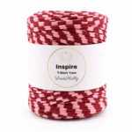 LindeHobby Inspire Print 37 Rose clair avec rayures bordeaux