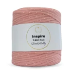 LindeHobby Inspire Print 62 Perzik met witte stippen