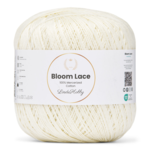 LindeHobby Bloom Lace Mercerized Cotton 30 Blanc naturel