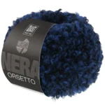 Lana Grossa Orsetto 107 Donkerblauw/Zwart