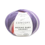 Katia Concept Merino Baby Granny 500 Lilas-gris rosé