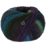 Lana Grossa Bomba 06 Bouteille-/vert opale/aubergine/bleu nuit/foncé-/bleu pétrole