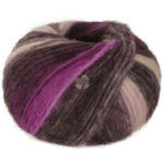 Lana Grossa Bomba 10 Orchidée/mûre/beige gris/vert gris/gris foncé
