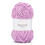LindeHobby Fuzzy Chenille Gold Lurex 41 Lilas