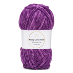 LindeHobby Fuzzy Chenille Gold Lurex 40 Violet