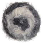 Lana Grossa Basta Mista 109 Blanc/Gris clair/Gris moyen/Gris foncé/Anthracite