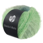 Lana Grossa Basta Mista 115 Gris vert/Gris bleu/Pétrole clair/Gris/Vert clair