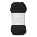 LindeHobby Cotton 8/8 – Natural Harmony, 10 pelotes 108 Nero TX