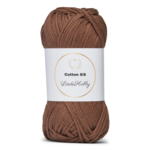 LindeHobby Cotton 8/8 – Natural Harmony, 10 pelotes 034 Castagna