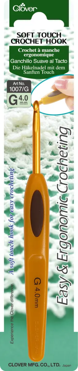 Crochet pour laine ergonomique - Prym Taille 4 mm