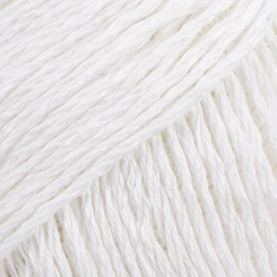 Drops Bomull-Lin 01 Blanc (Uni colour)